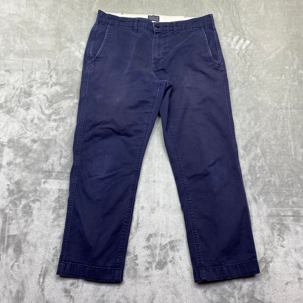 Levi Strauss Co Mens Chinos Pants Navy Blue Straight Fit Size‎ 31 Preppy